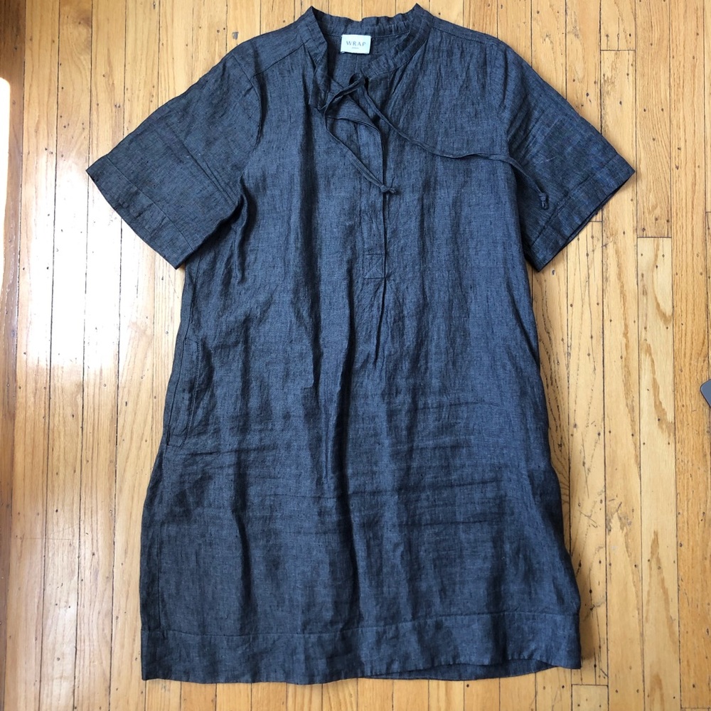 Wrap London Charcoal Heather Tunic Dress